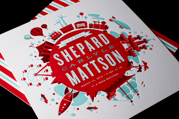Shepard's Birth Announcement Â« Mattson Creative