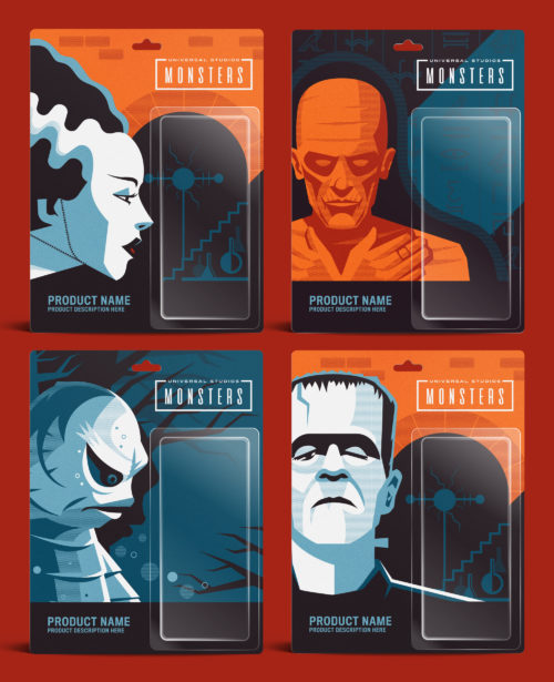 universal monsters 4 pack